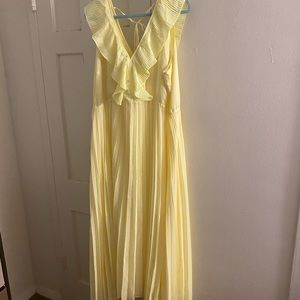 Eloquii -Yellow Maxi Dress NWT